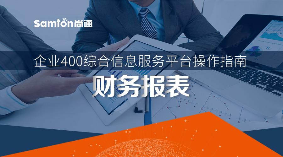 企業(yè)400綜合信息服務平臺操作指南之：財務報表