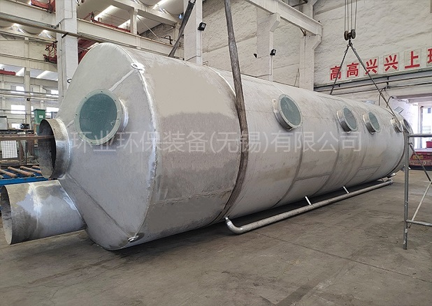 不銹鋼水洗降溫塔的工作原理